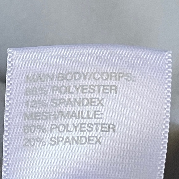 Zella Nordstrom Activewear Light Gray Abstract Print Mesh Leggings Size XL - Picture 12 of 13